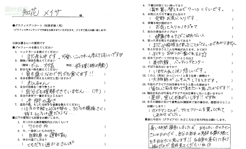 (2012 - 09 - 07) CHIBANA Meisa (知花メイサ)