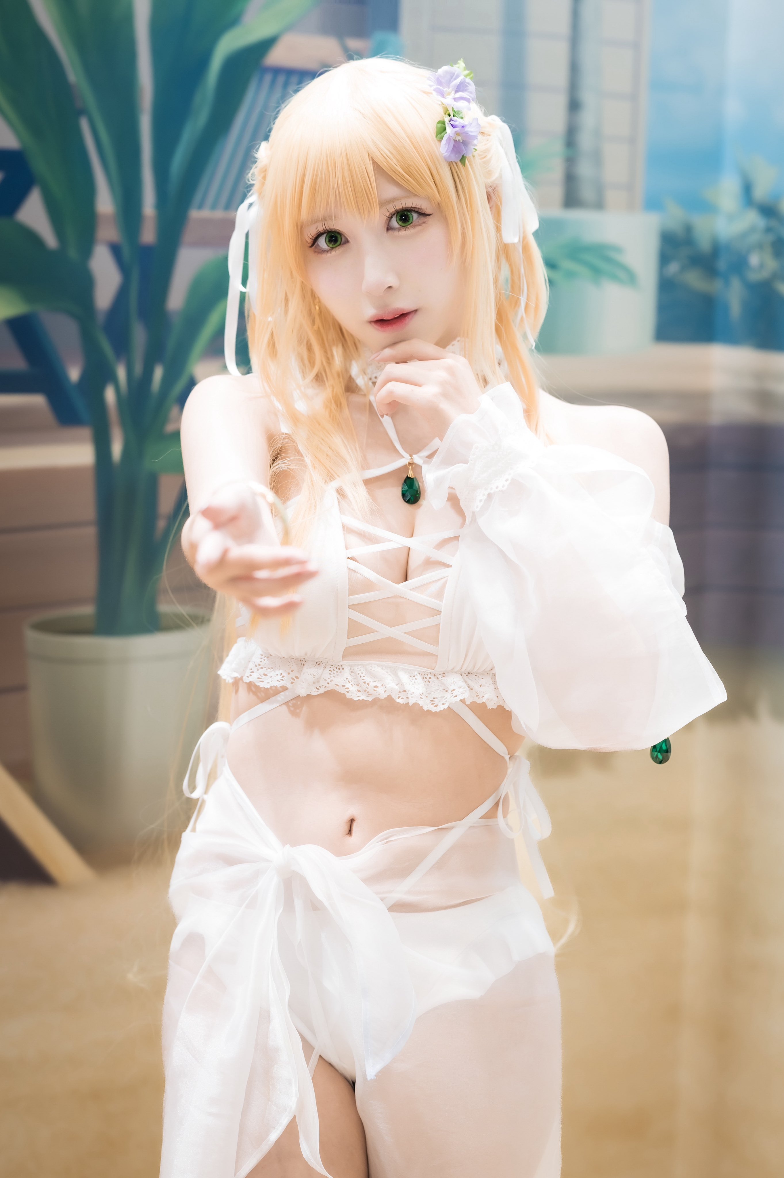 奶奶大大的《ねね》人如其名的大胸族！展场还原「东城司」贵气大小姐模样！