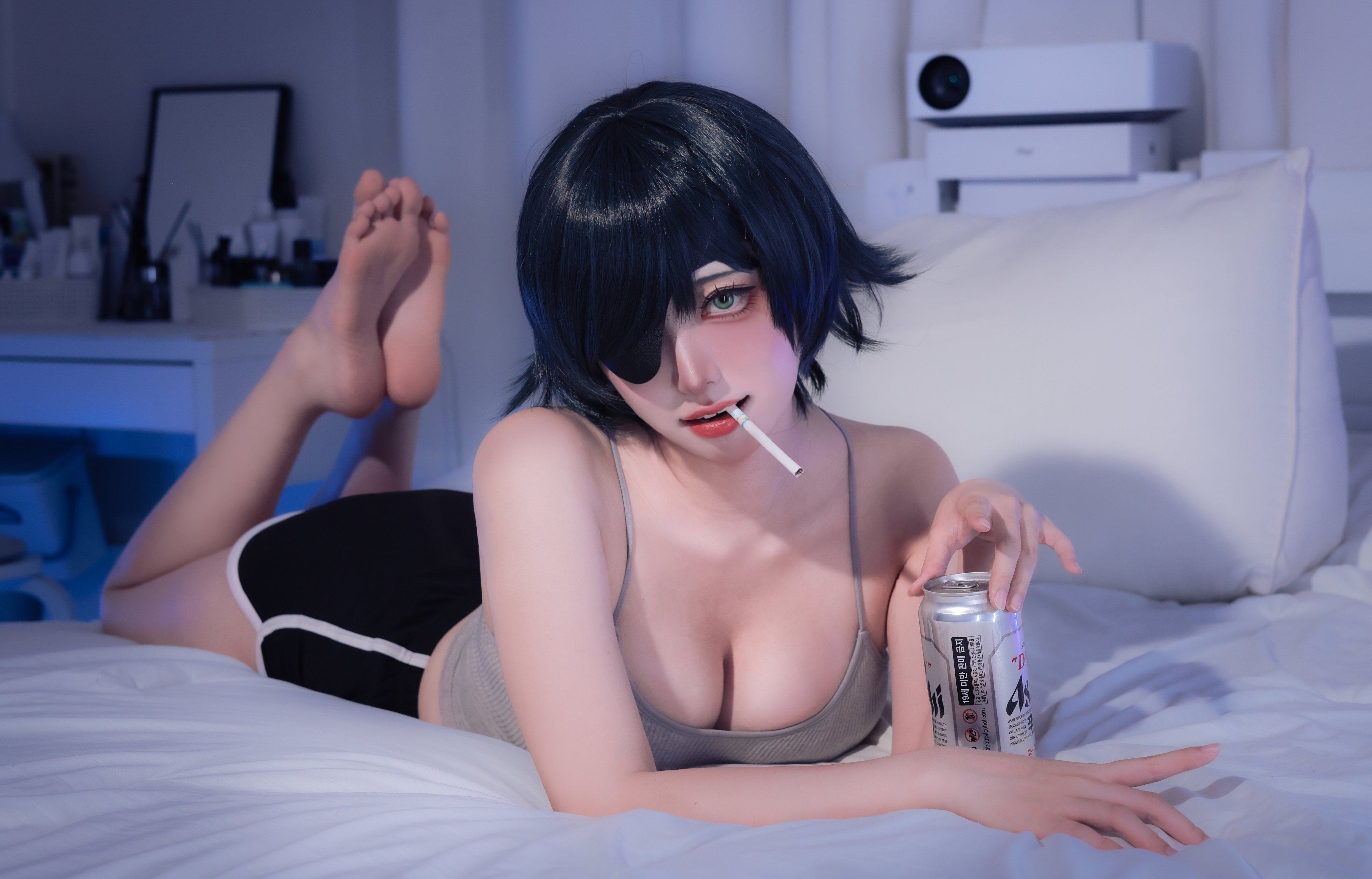 热爱《链锯人》的Coser《펌킨 Pi good duck71》真纪、蕾洁、姬野等角色一次还原!