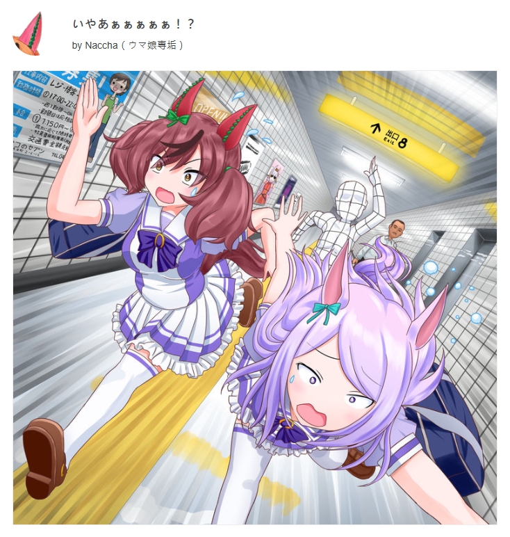 「同人创作者」绘制《动漫人物误入8号出口》有些人看起来会把鬼打墙拆了…