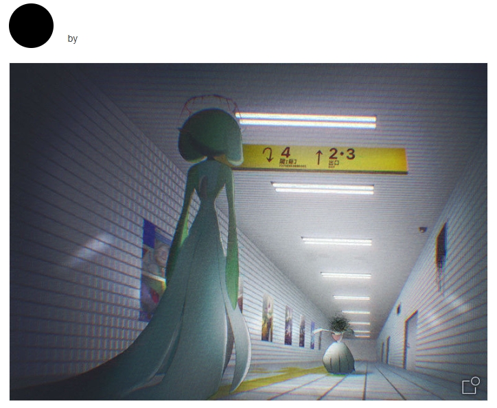 「同人创作者」绘制《动漫人物误入8号出口》有些人看起来会把鬼打墙拆了…