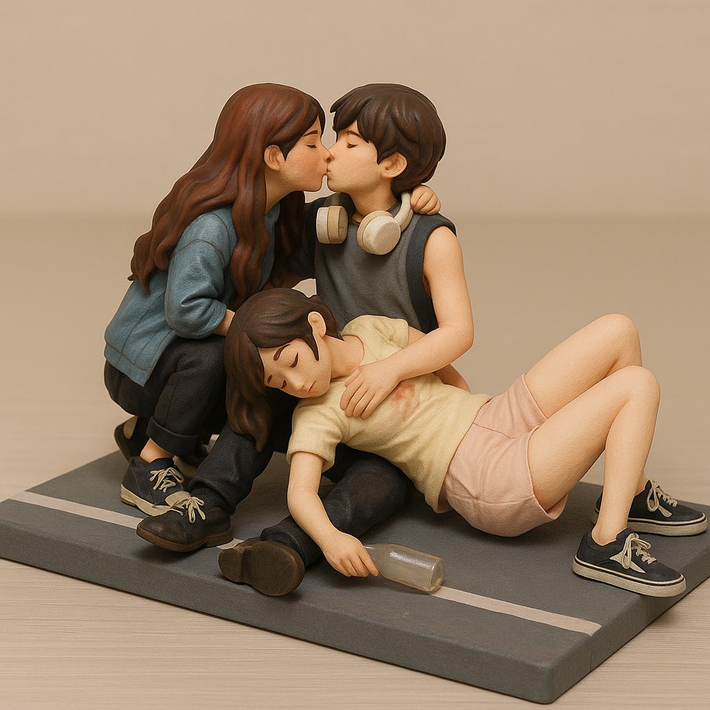 真实意外成梗图《新宿谜样三人组》艺术风貌让网友发挥二创精神!