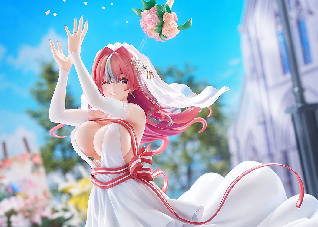 和我婆结婚了!碧蓝航线《布雷默顿~幸福的轨迹~1/7比例模型》扔出捧花动感十足!