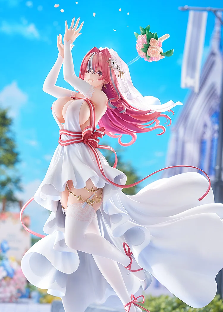 和我婆结婚了!碧蓝航线《布雷默顿~幸福的轨迹~1/7比例模型》扔出捧花动感十足!