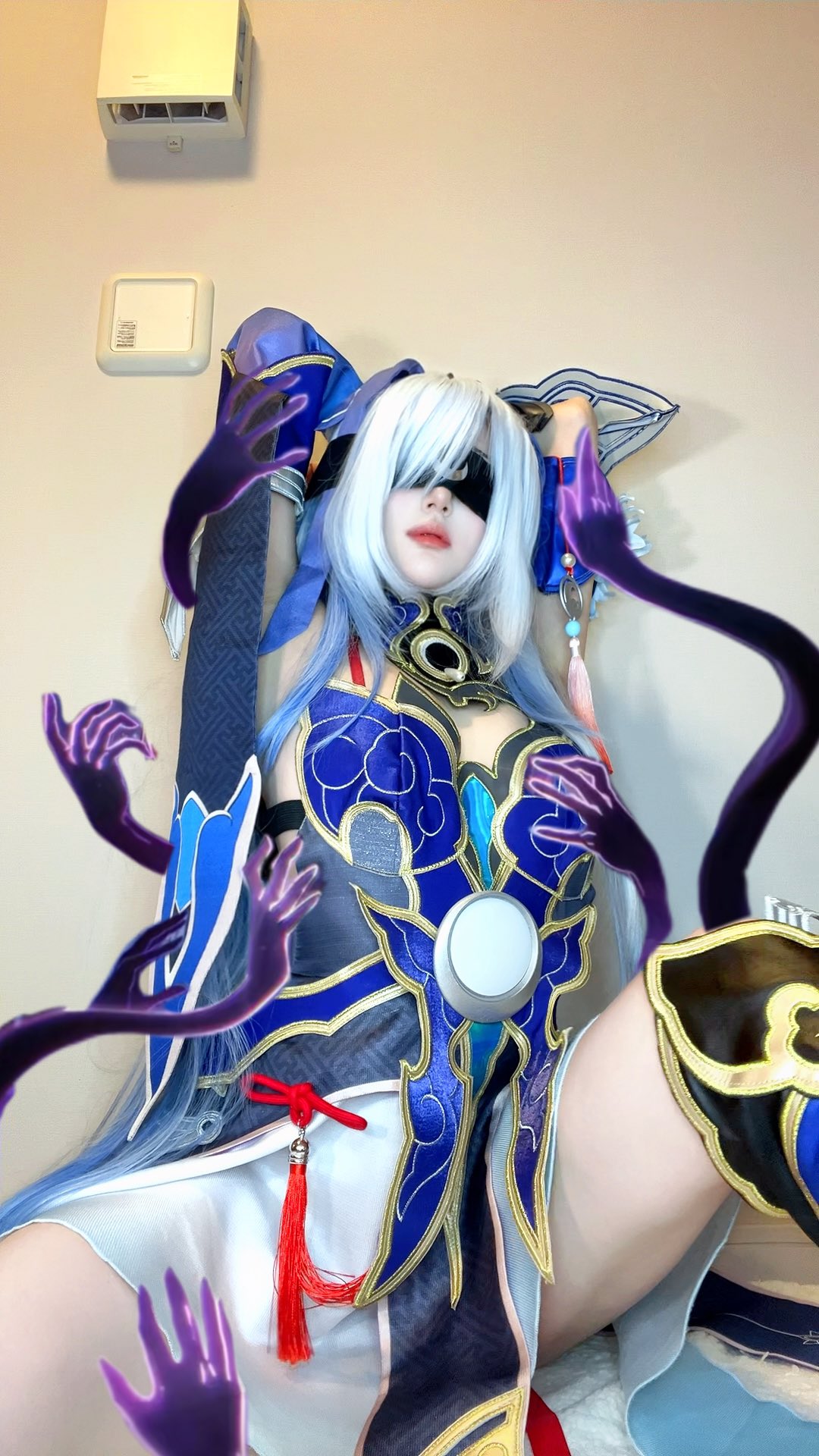 横劈、竖劈,怎么劈都很长!《兔田Nini》一字马简直是日常!