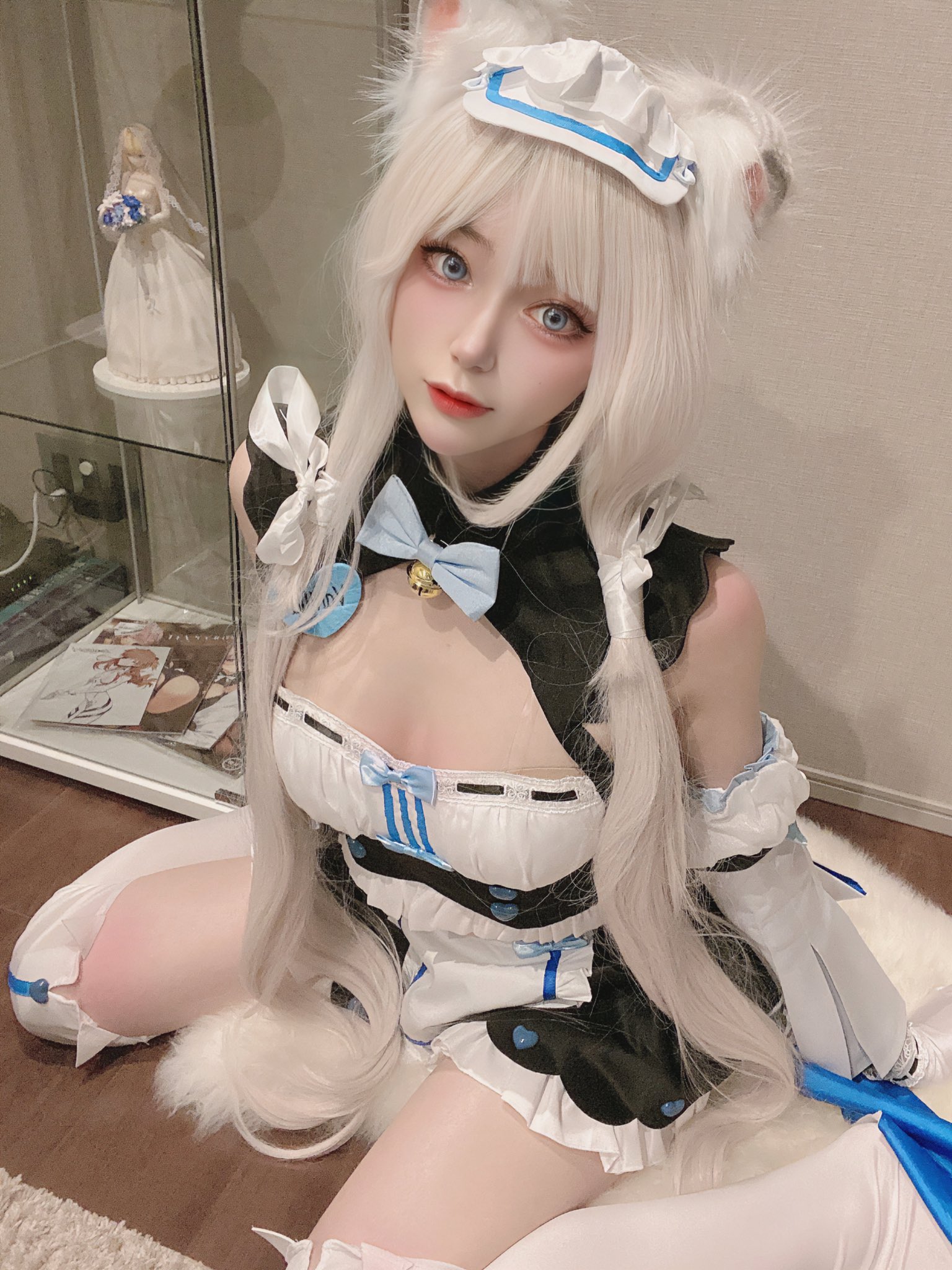 横劈、竖劈,怎么劈都很长!《兔田Nini》一字马简直是日常!