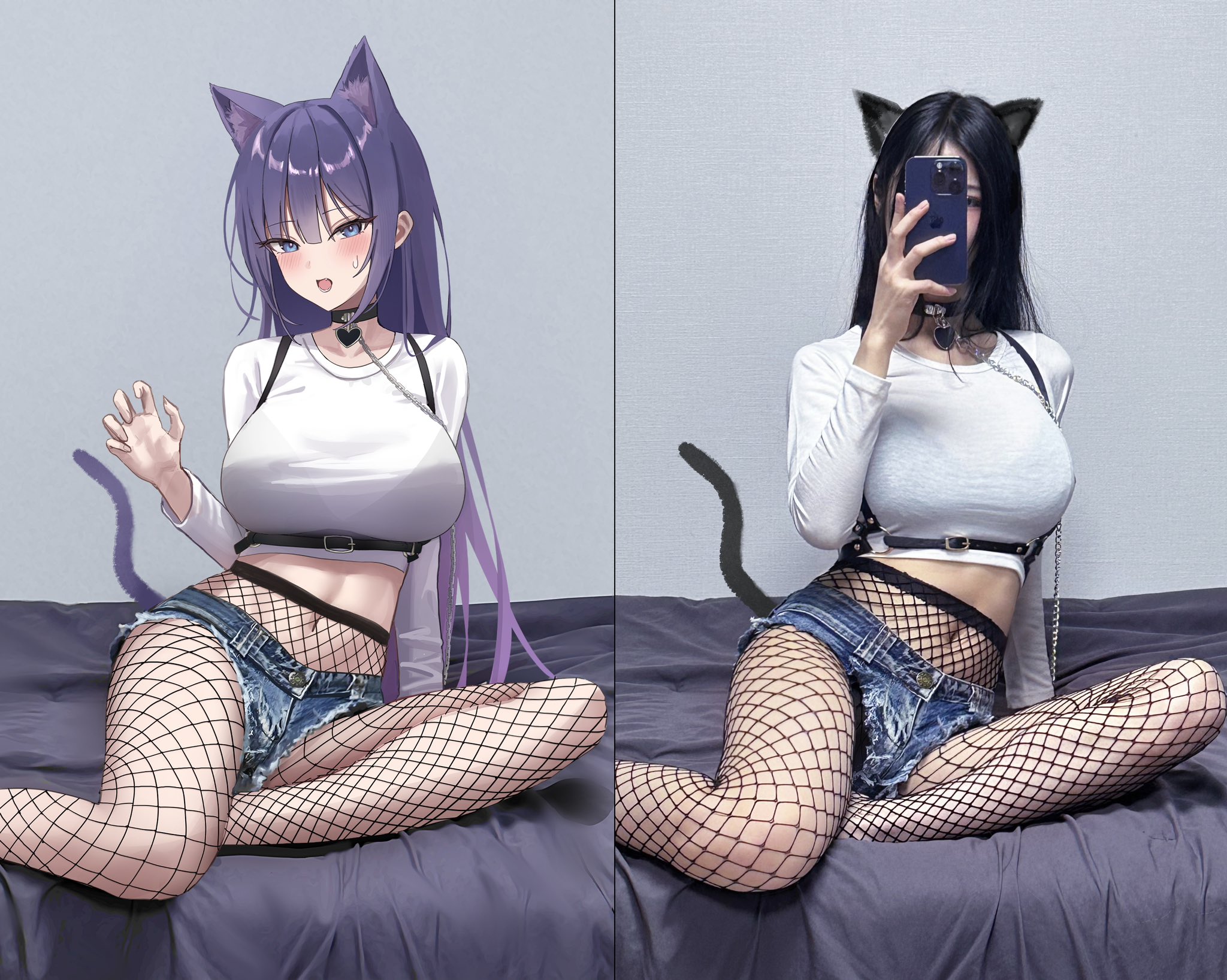 韩国绘师「Biya」推出原创角色!居然是自家亲妹身材取材?!