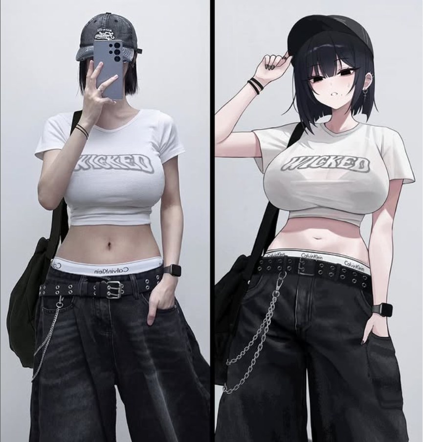 韩国绘师「Biya」推出原创角色!居然是自家亲妹身材取材?!