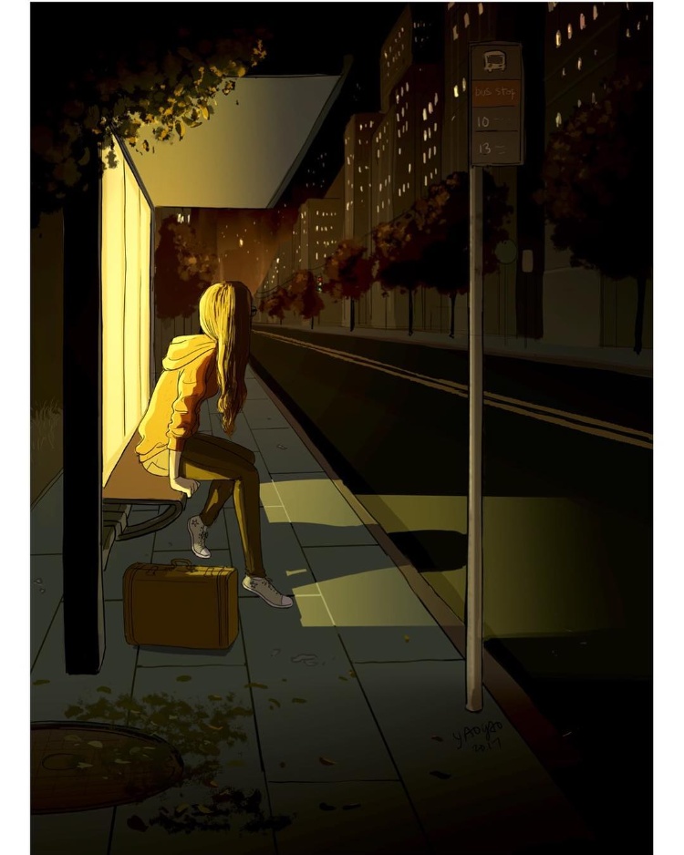 美国插画家画出《失恋女子的单身生活》