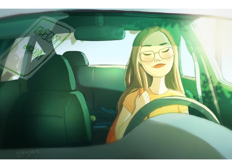美国插画家画出《失恋女子的单身生活》