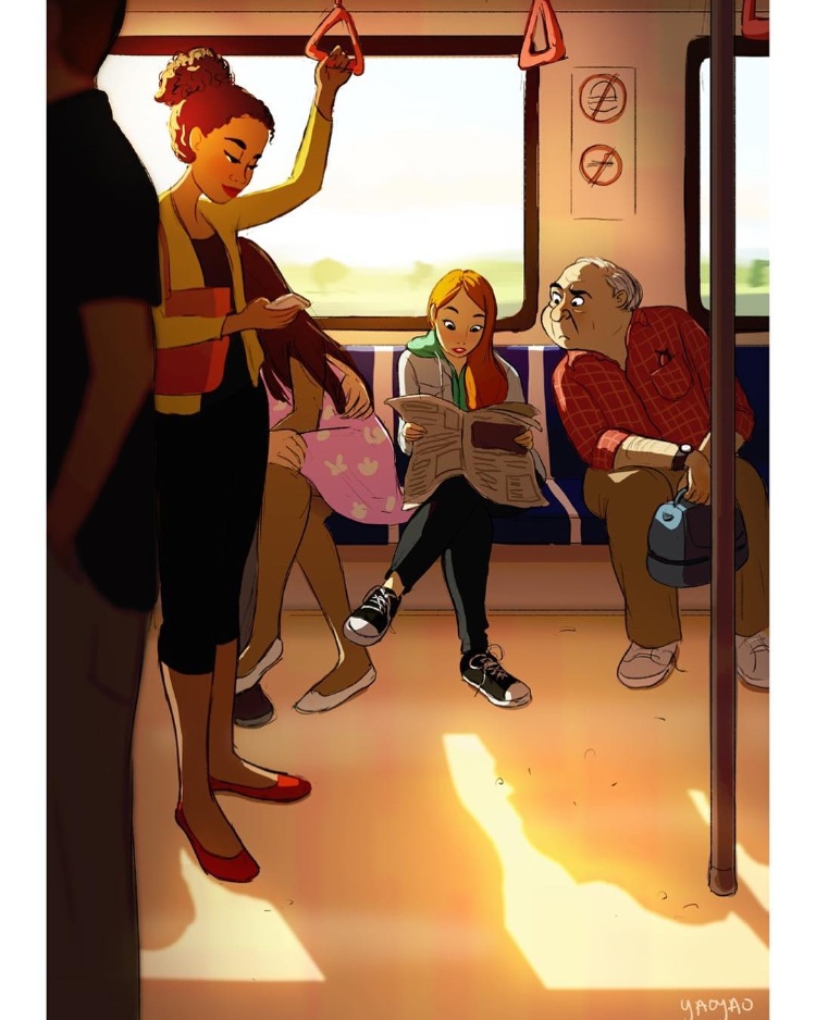 美国插画家画出《失恋女子的单身生活》