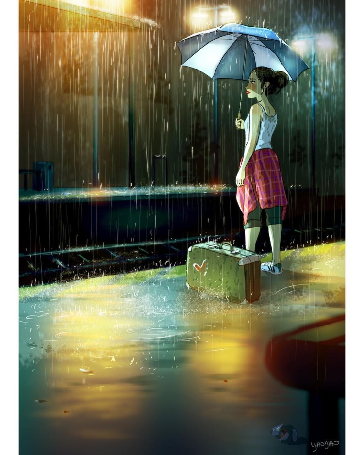 美国插画家画出《失恋女子的单身生活》