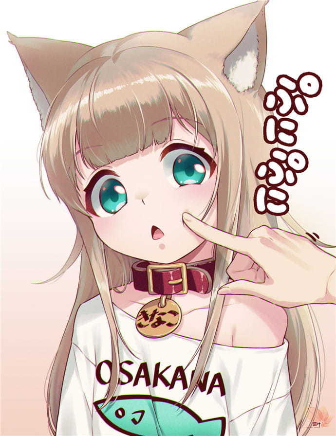 插画《猫咪萝莉化》，萌到爆表