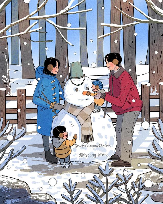下雪了，找个人陪你过冬天