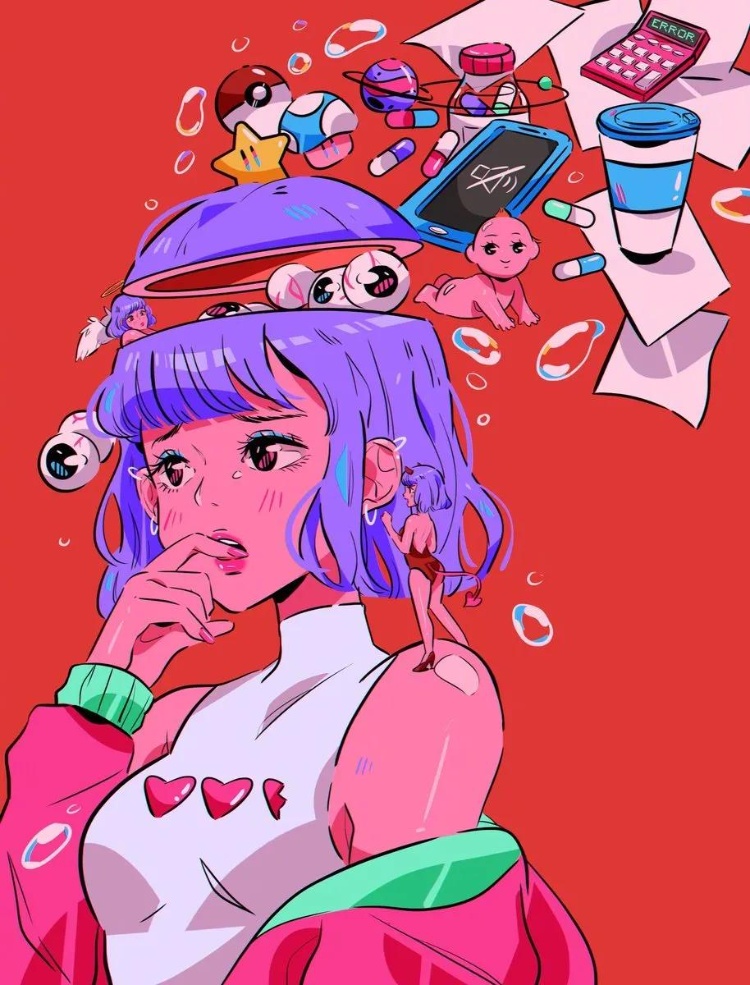 卡哇伊插画：StephaniePriscillaの少女魅力