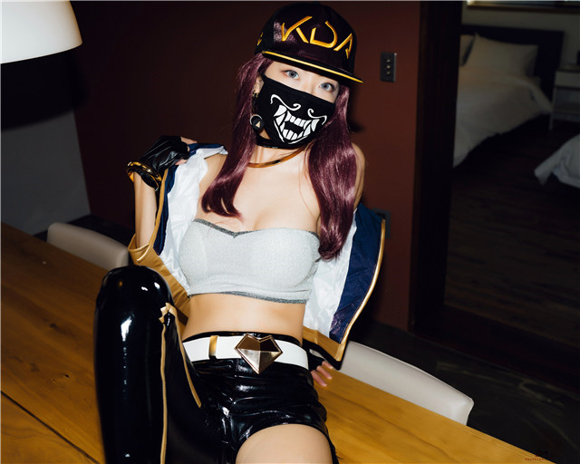 韩模MoonNightSnap] KDA Akali Mona同人写真