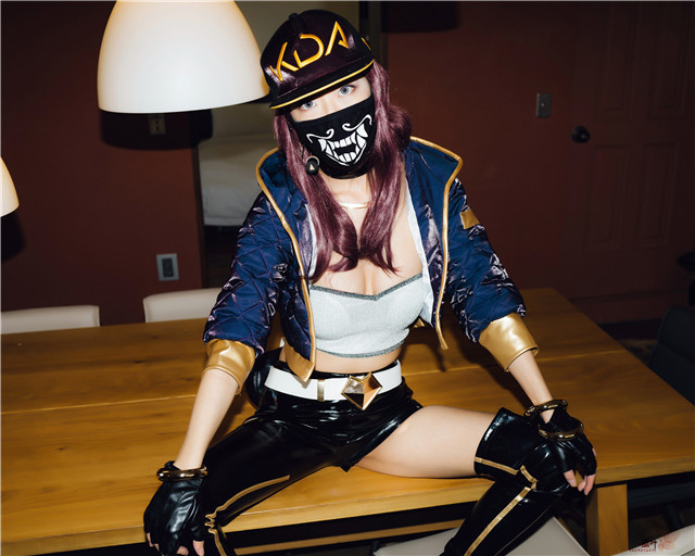 韩模MoonNightSnap] KDA Akali Mona同人写真