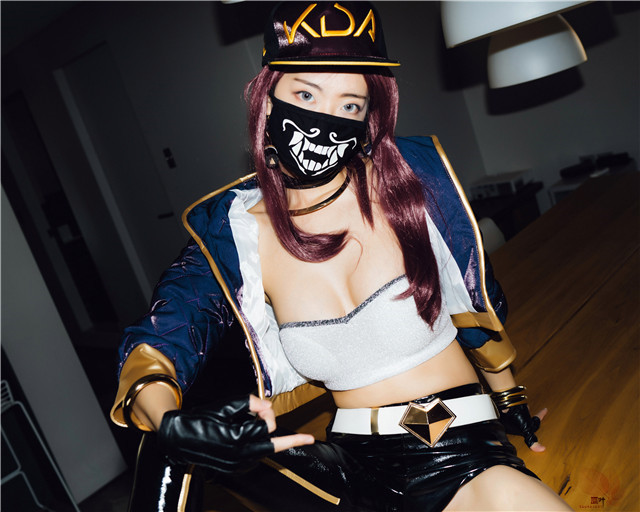 韩模MoonNightSnap] KDA Akali Mona同人写真
