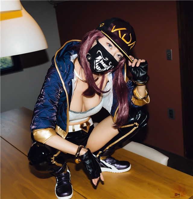 韩模MoonNightSnap] KDA Akali Mona同人写真