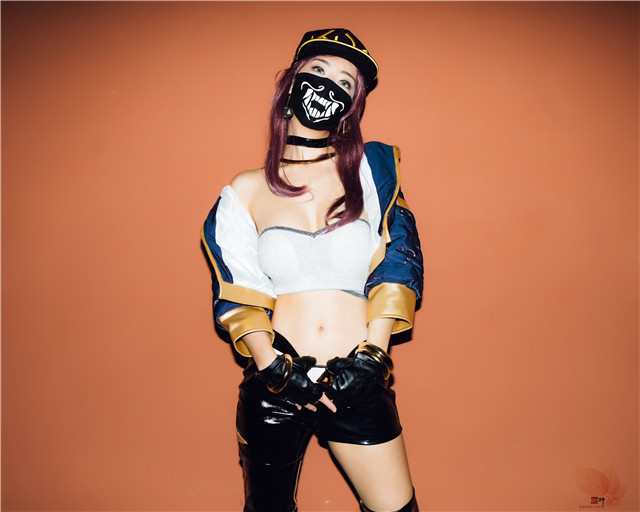 韩模MoonNightSnap] KDA Akali Mona同人写真