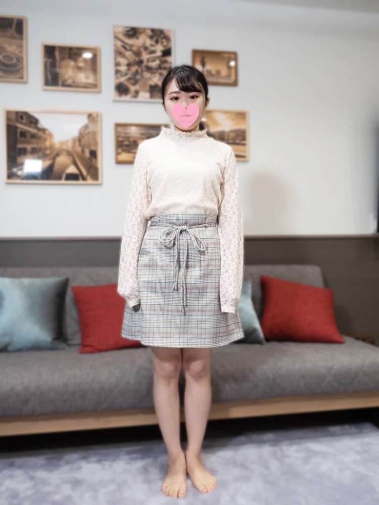【無修正】身長150cmのミニマムお嬢様。