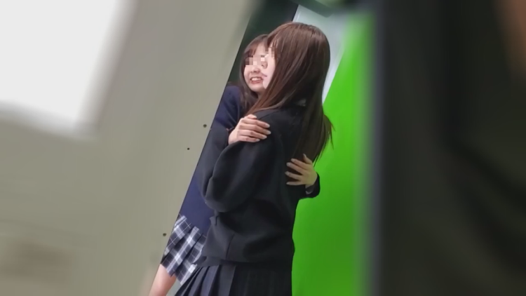 高挑美少女×小狗美少女
