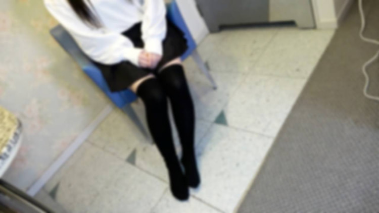 【無】过膝袜＋双马尾♡あの天使の笑顔、超絶可爱いゆみ酱