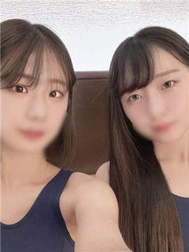 坂道系美小女×2