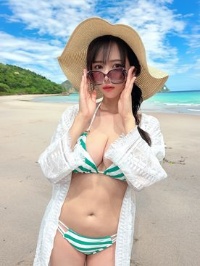 元写真偶像をつけて海ナンパ！